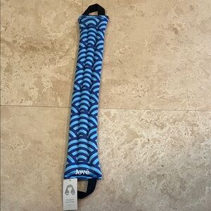 Jovi Blue Patterned Weighted Neck Wrap